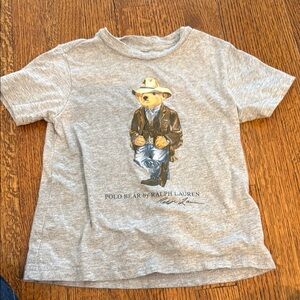 Polo Bear by Ralph Lauren Gray Kids T-Shirt